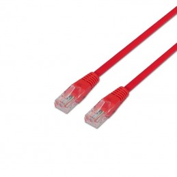 Cable de red rj45 utp aisens a133-0189 cat.5e/ 2m/ rojo