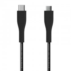 Cable usb 2.0 aisens a107-0350/ usb tipo-c macho - microusb/ hasta 15w/ 60mbps/ 2m/ negro