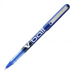 Caja de bolígrafos de tinta líquida pilot v-ball nvb7a/ 12 unidades/ azules
