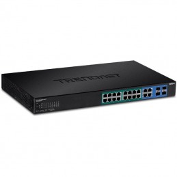 Switch gestionable trendnet tpe-1620wsf 16 puertos/ rj-45 gigabit 10/100/1000 poe/ sfp