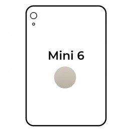 Ipad mini 8.3 2021 wifi cell/ a15 bionic/ 256gb/ 5g/ blanco estrella - mk8h3ty/a