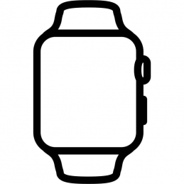 Apple watch se/ gps/ 40 mm/ caja de aluminio en oro/ correa deportiva blanco estrella