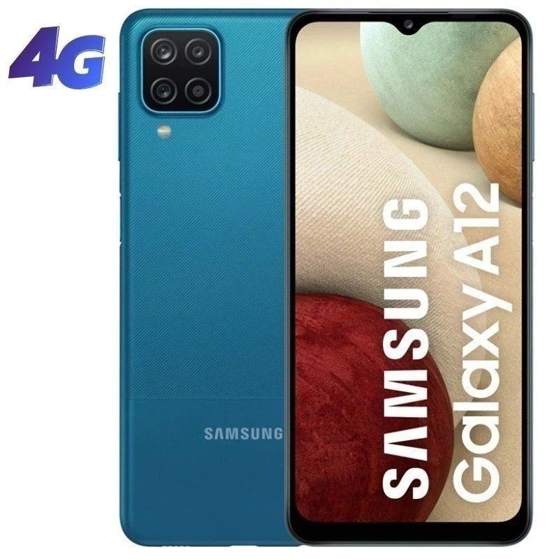 Smartphone samsung galaxy a12 4gb/ 128gb/ 6.5'/ azul
