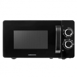 Microondas medion microwave oven md 18687/ 700w/ capacidad 20l/ negro