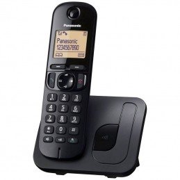 Teléfono inalámbrico panasonic kx-tgc210spb/ negro