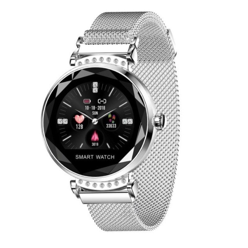 Smartwatch innjoo lady crystal/ frecuencia cardíaca/ plata