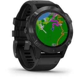 Smartwatch garmin fénix 6 pro/ notificaciones/ frecuencia cardíaca/ gps/ negro