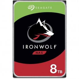 Disco duro seagate ironwolf nas st8000vn004 8tb/ 3.5'/ sata iii/ 256mb