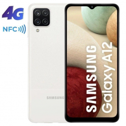 Smartphone samsung galaxy a12 4gb/ 128gb/ 6.5'/ blanco