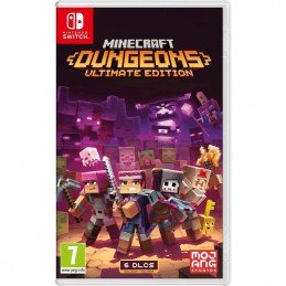 Juego para consola nintendo switch minecraft dungeons: ultimate edition