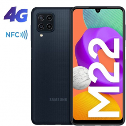 Smartphone samsung galaxy m22 4gb/ 128gb/ 6.4'/ negro