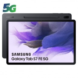 Tablet samsung galaxy tab s7 fe 12.4'/ 4gb/ 64gb/ 5g/ negra