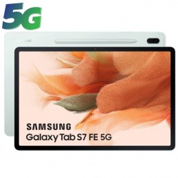 Tablet samsung galaxy tab s7 fe 12.4'/ 4gb/ 64gb/ 5g/ verde