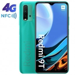 Smartphone xiaomi redmi 9t nfc 4gb/ 64gb/ 6.53'/ verde océano