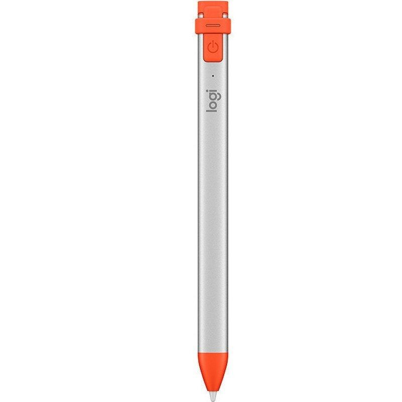 Lápiz inalámbrico logitech crayon para ipad/ naranja