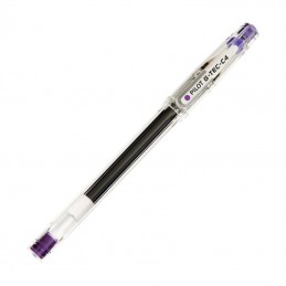 Caja de bolígrafo de tinta de gel pilot g-tec-c4 ng4vi/ 12 unidades/ violeta