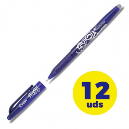 Caja de bolígrafos de tinta borrable pilot frixion nfa/ 12 unidades/ azules