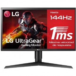 Monitor gaming lg ultragear 24gl650-b 23.6'/ full hd/ 1ms/ 144hz/ tn/ negro