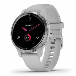Smartwatch garmin venu 2s notificaciones/ frecuencia cardíaca/ gps/ plata y gris