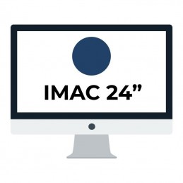 Apple imac 24' retina 4.5k/ chip m1 cpu 8 núcleos/ 8gb/ 256gb/ gpu 7 núcleos / azúl