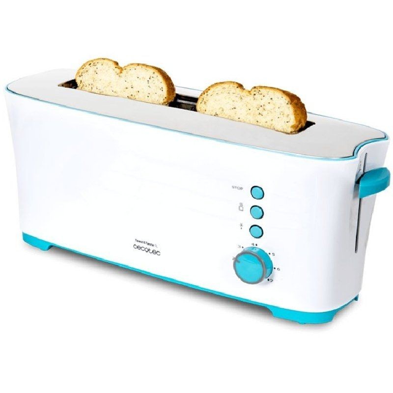 Tostador cecotec toast and taste 1l/ 1000w/ blanco