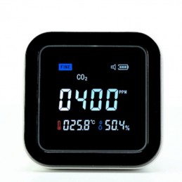 Medidor de co2 - calidad del aire leotec lemco201/ múltiples alertas