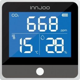 Medidor de co2 - calidad del aire innjoo/ múltiples alertas
