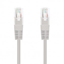 Cable de red rj45 utp nanocable 10.20.0100-l25 cat.5e/ 25cm/ gris