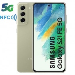 Smartphone samsung galaxy s21 fe 6gb/ 128gb/ 6.4'/ 5g/ verde oliva