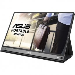 Monitor portátil asus zenscreen go mb16ap 15.6'/ full hd/ plata y negro