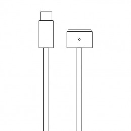 Cable apple usb-c a magsafe 3 para macbook pro 14' y 16'/ 2021/ 2m