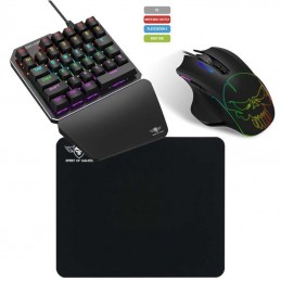 Pack gaming spirit of gamer xpert-g700/ teclado mecánico/ ratón óptico + alfombrilla