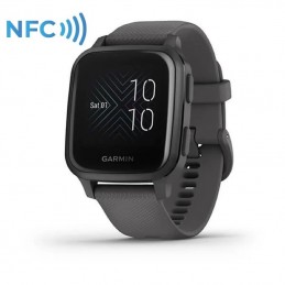 Smartwatch garmin venu sq/ notificaciones/ frecuencia cardíaca/ gps/ gris
