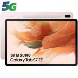 Tablet samsung galaxy tab s7 fe 12.4'/ 4gb/ 64gb/ octacore/ 5g/ rosa