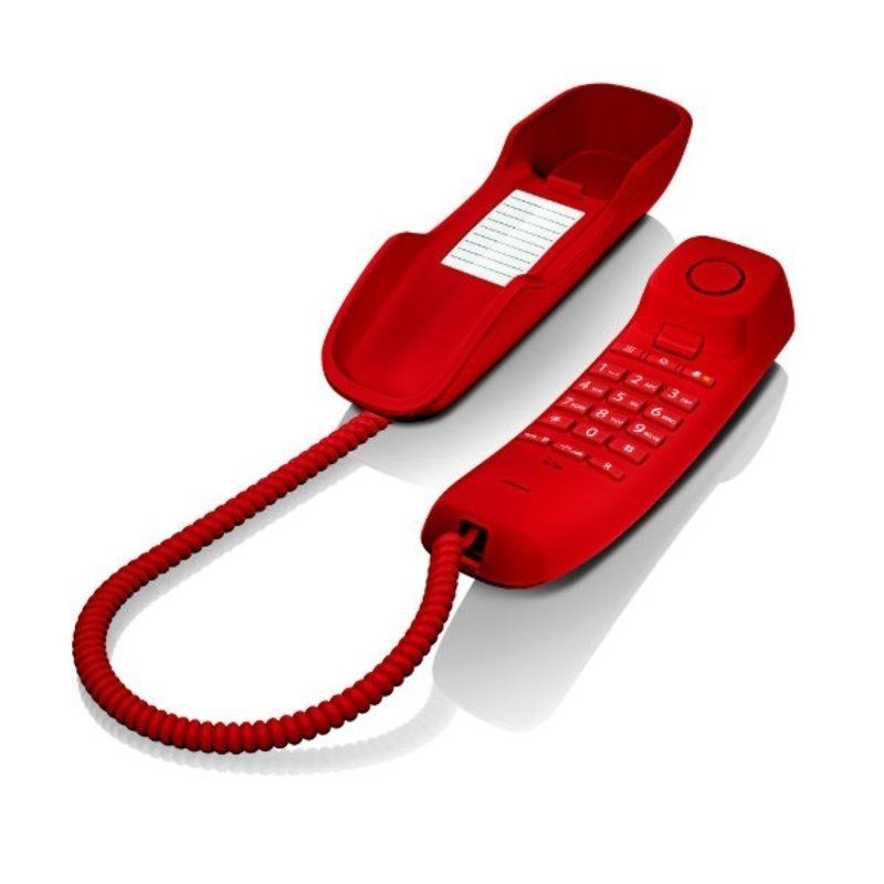 Teléfono gigaset da210/ rojo
