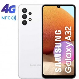 Smartphone samsung galaxy a32 4gb/ 128gb/ 6.4'/ blanco