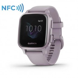 Smartwatch garmin venu sq/ notificaciones/ frecuencia cardíaca/ gps/ lavanda