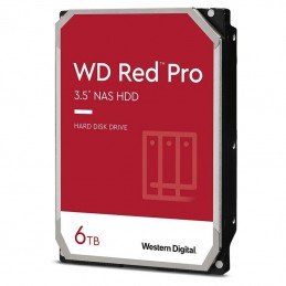 Disco duro western digital wd red pro nas 6tb/ 3.5'/ sata iii/ 256mb