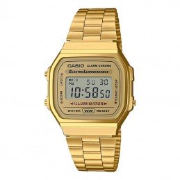 Reloj digital casio vintage iconic a168wg-9ef/ 38mm/ dorado