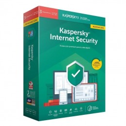 Antivirus kaspersky internet security 2020/ 3 dispositivos/ 1 año/ renovación
