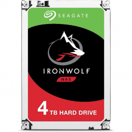Disco duro seagate ironwolf nas st4000vn008 4tb/ 3.5'/ sata iii/ 64mb