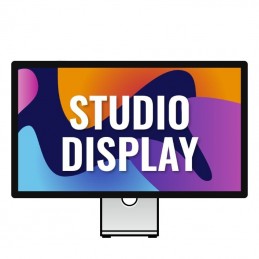 Apple studio display 27'/ 5k/ cristal nanotexturizado/ soporte con inclinación ajustable