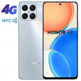 Smartphone honor x8 6gb/ 128gb/ 6.7'/ plata titanio