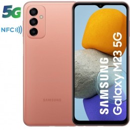 Smartphone samsung galaxy m23 4gb/ 128gb/ 6.6'/ 5g/ naranja cobre