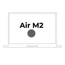 Apple macbook air 13.6'/ m2 8-core cpu/ 8gb/ 256gb ssd/ 8-core gpu/ gris espacial