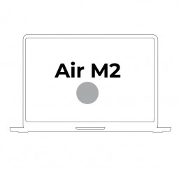 Apple macbook air 13.6'/ m2 8-core cpu/ 8gb/ 256gb ssd/ 8-core gpu/ plata