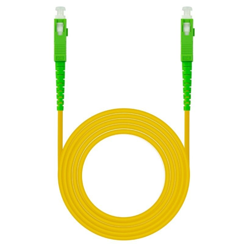 Cable de fibra óptica g657a2 nanocable 10.20.0001/ lszh/ 1m/ amarillo