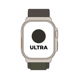 Apple watch ultra/ gps/ cellular/ 49mm/ caja de titanio/ correa loop alpine verde l