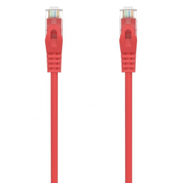 Cable de red rj45 awg24 utp aisens a145-0559 cat.6a/ lszh/ 1m/ rojo