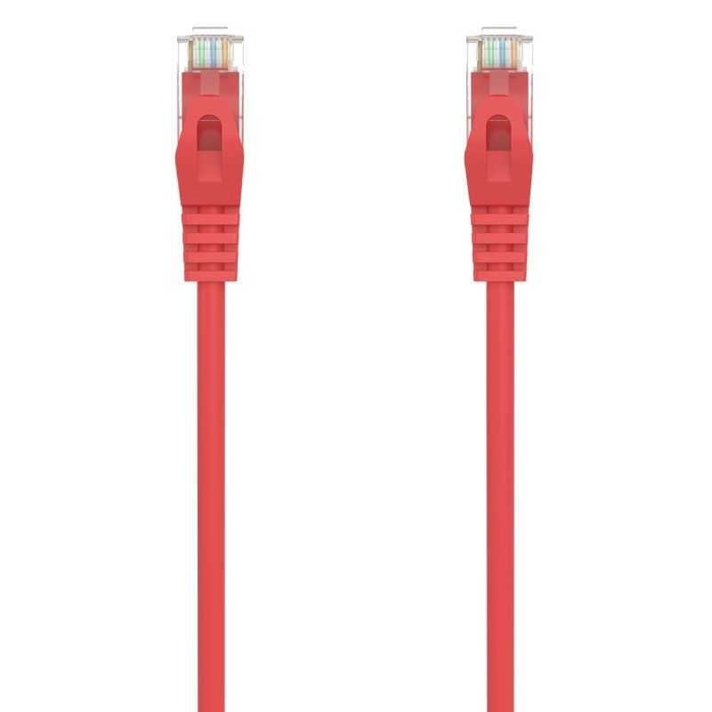 Cable de red rj45 awg24 utp aisens a145-0560 cat.6a/ lszh/ 1.5m/ rojo